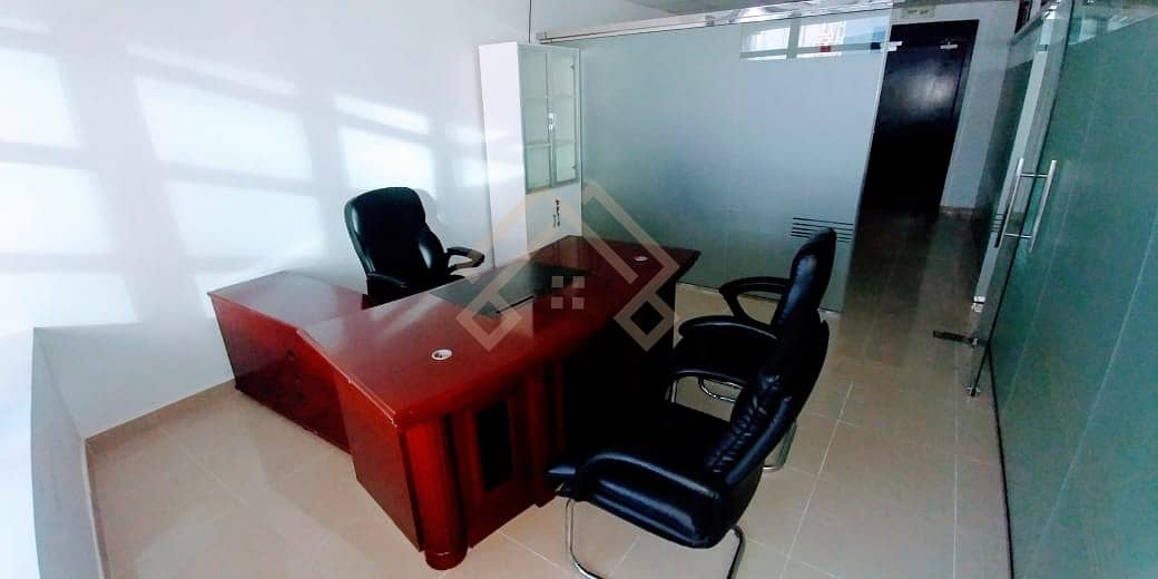 15 1 month free. Fully Fitted office with  pantry inside in Business Bay.