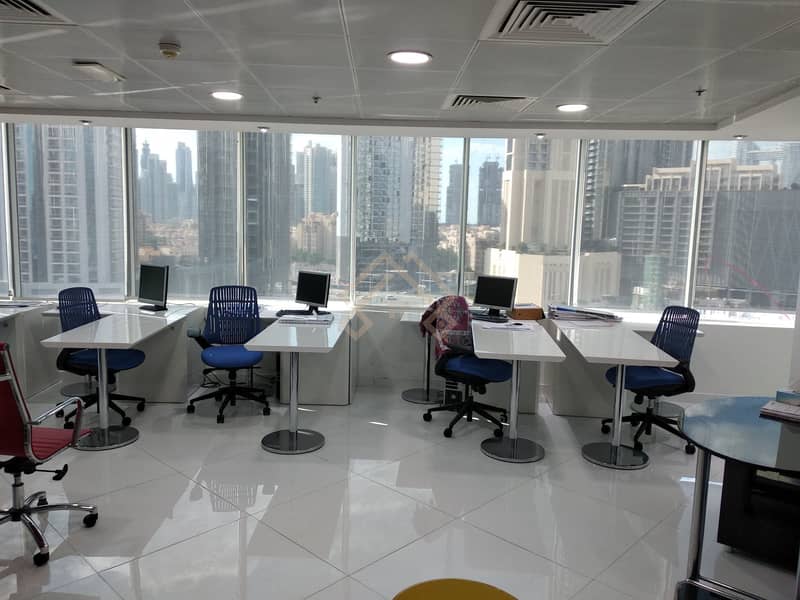 5 Fully Fitted and Furnished  Office For Rent. .