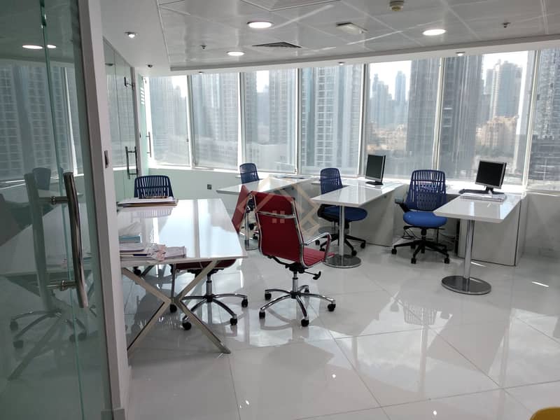 6 Fully Fitted and Furnished  Office For Rent. .
