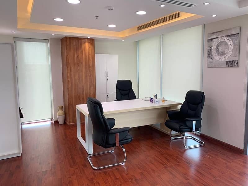 12 Fully Furnished Office for Rent in Business Bay