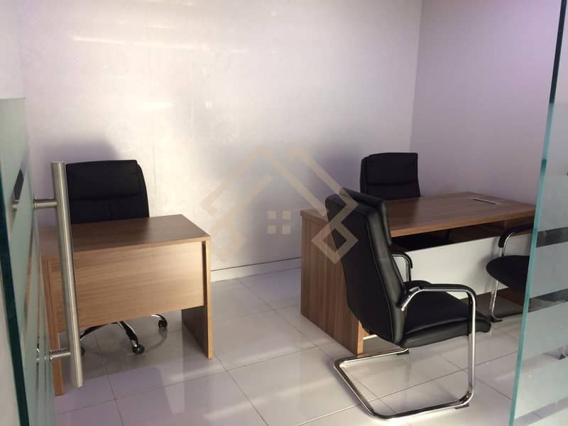6 Exclusive and Fully Fitted  Offices in Business Bay.