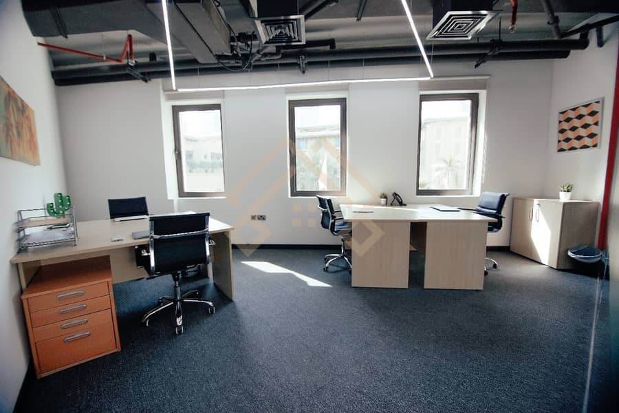 6 #FURNISHED  Office Space Available For Rent.