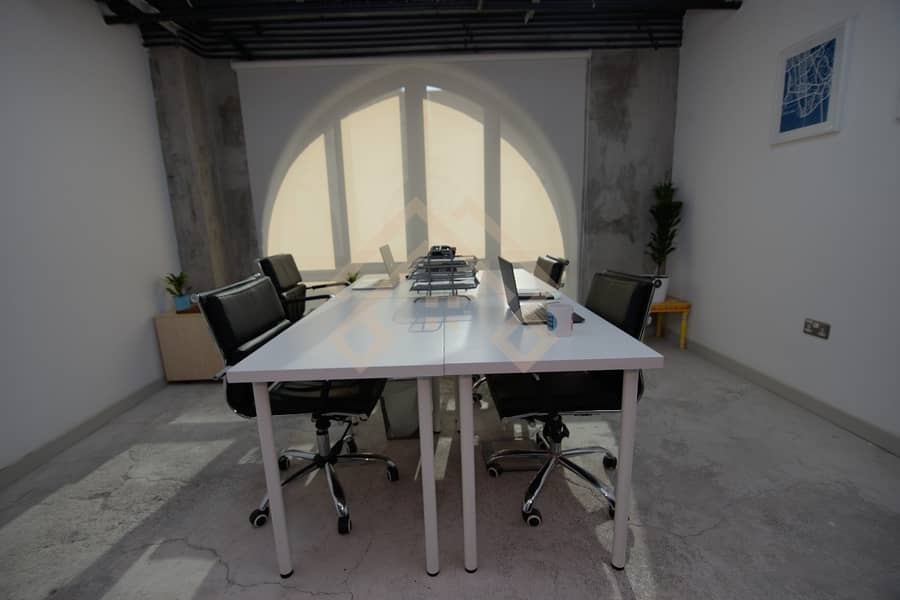 7 #FURNISHED  Office Space Available For Rent.