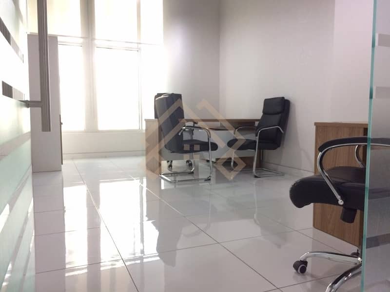 2 Affordable Fitted |High Floor| Office For RENT.