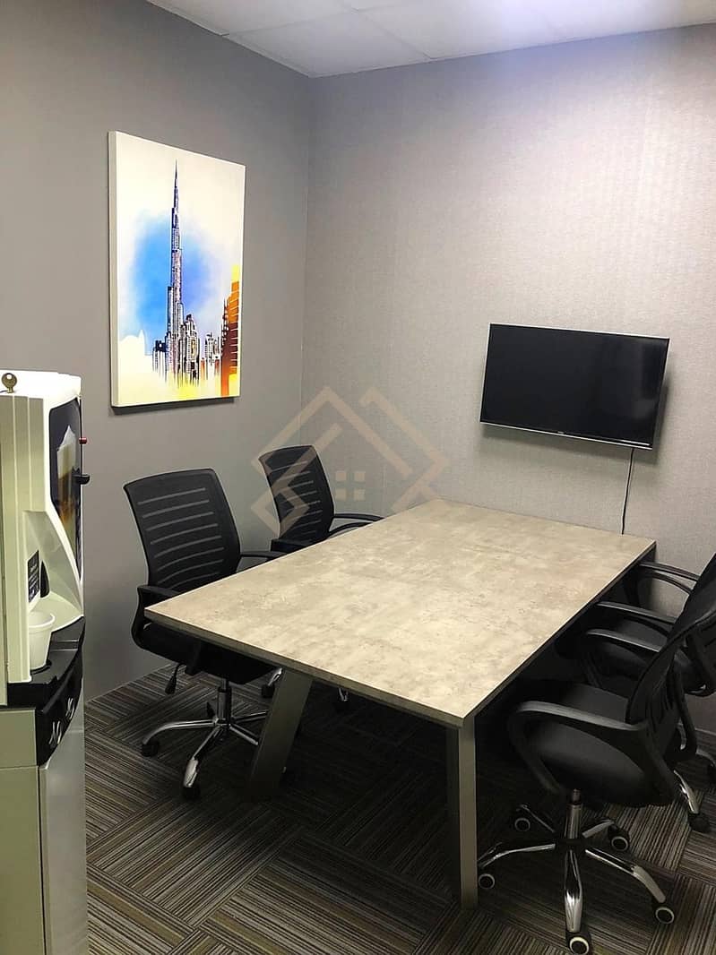 4 #Fully Furnished  Offices Space Available for Rent.