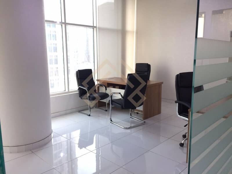 5 Spacious Fitted   Office For Rent in Business Bay.