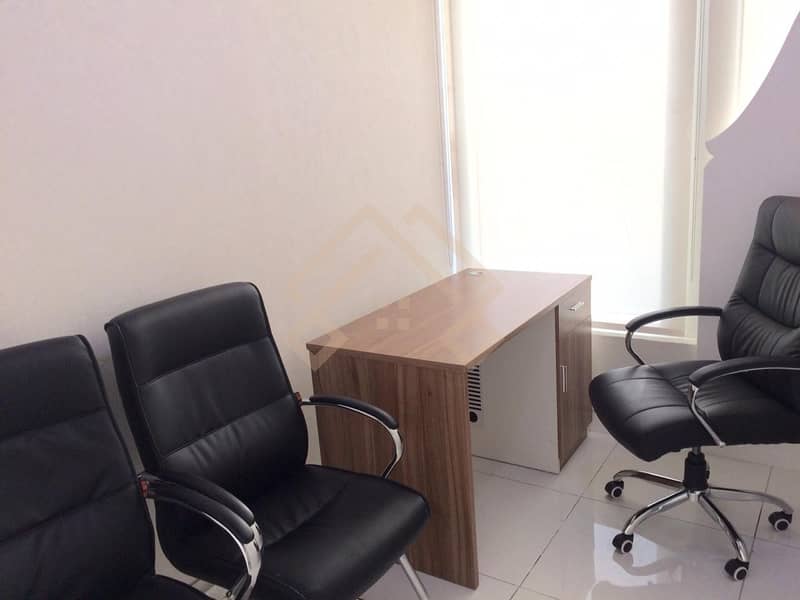 9 Spacious Fitted   Office For Rent in Business Bay.