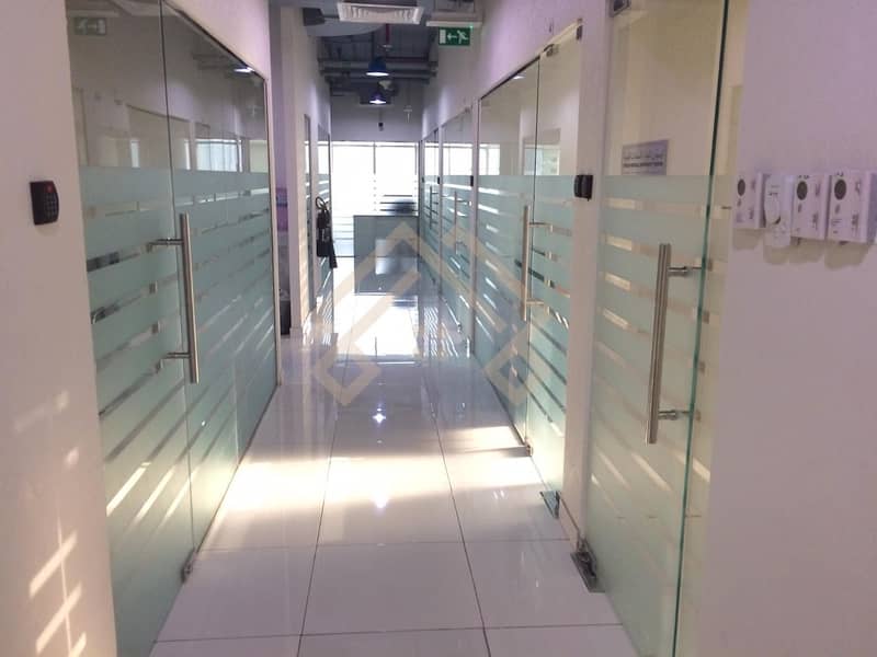 10 Spacious Fitted   Office For Rent in Business Bay.
