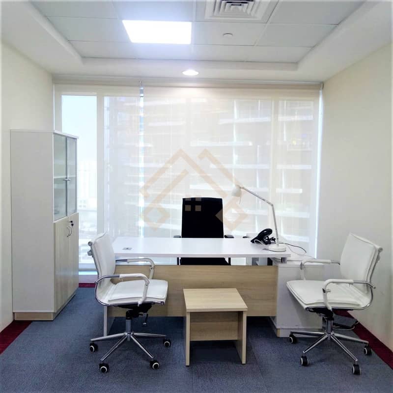 2 Fully Furnished | Office for Rent| estidma . .