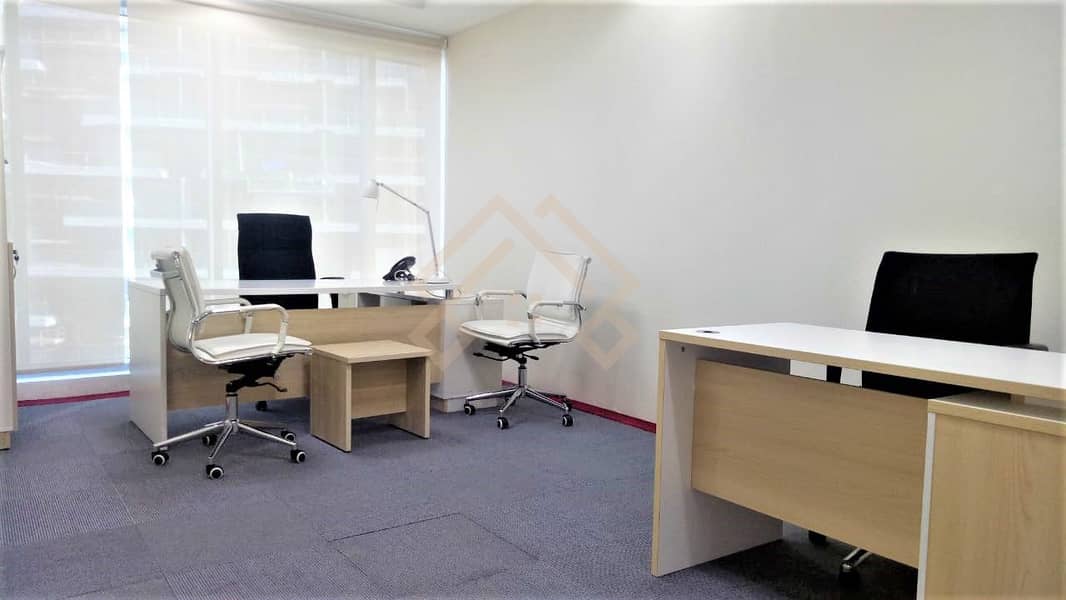 5 Fully Furnished | Office for Rent| estidma . .