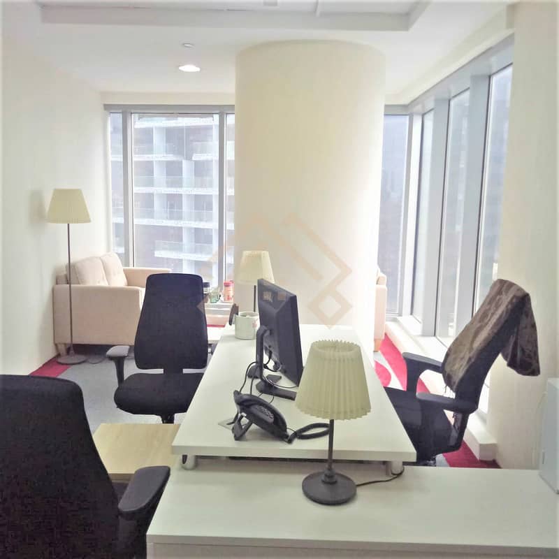7 Fully Furnished | Office for Rent| estidma . .