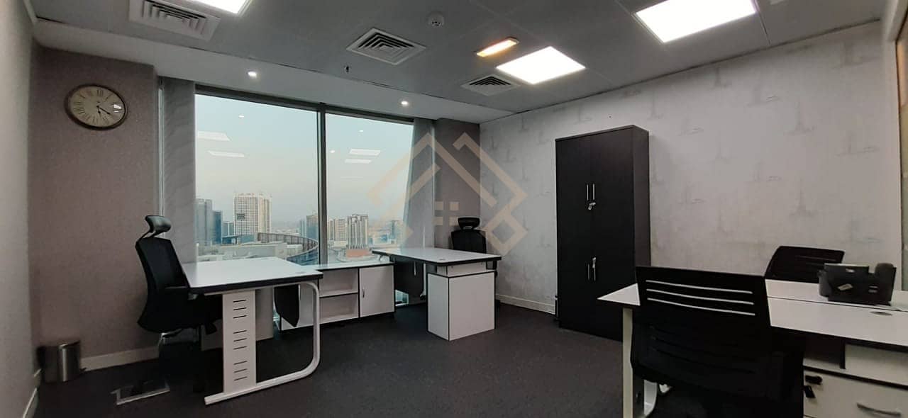 Fitted Office for Rent  in Business Bay 36K only. .