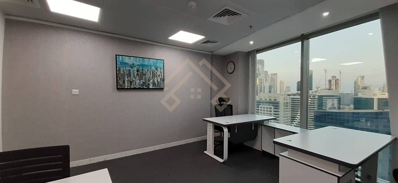 8 Fitted Office for Rent  in Business Bay 36K only. .