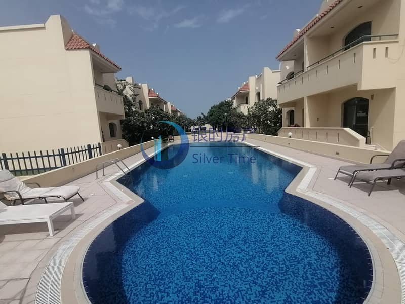 3 Bed plus maids compound villa With Pool and gym