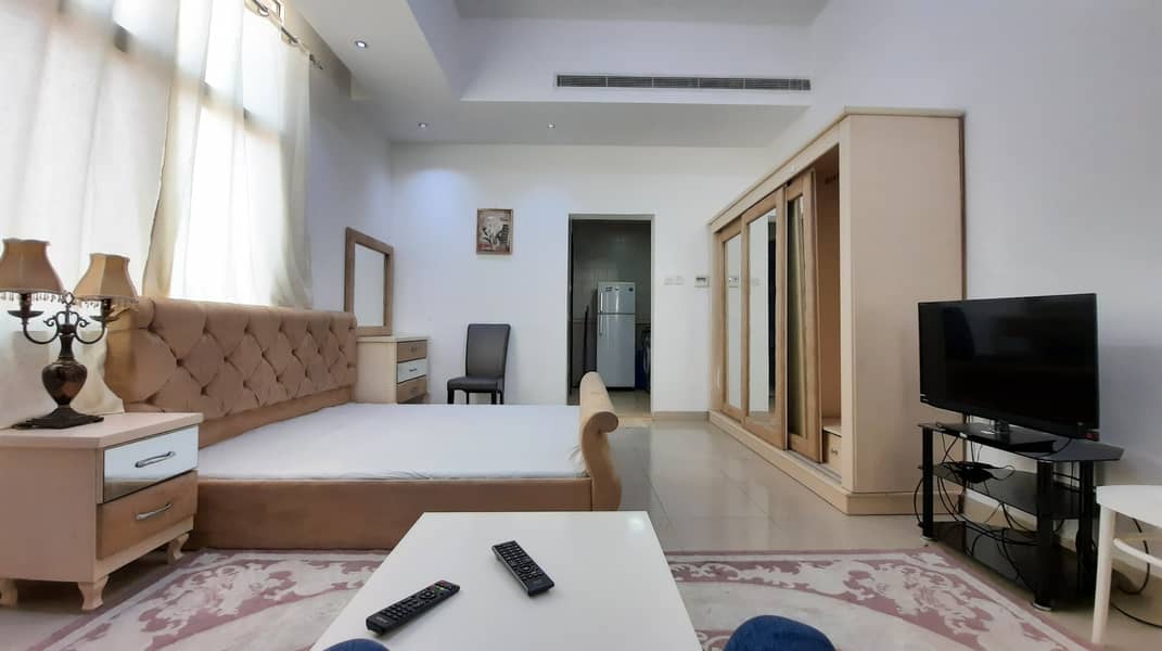 Full Furnished Studio Separate Entrance And Balcony MBZ City
