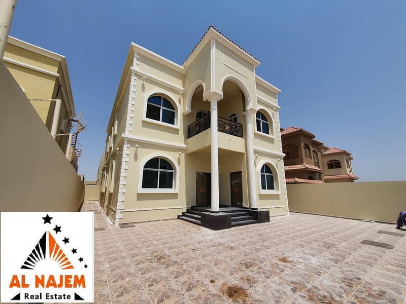 New Villa for rent in Ajman, Al Mowaihat 1 area, with the latest decorations