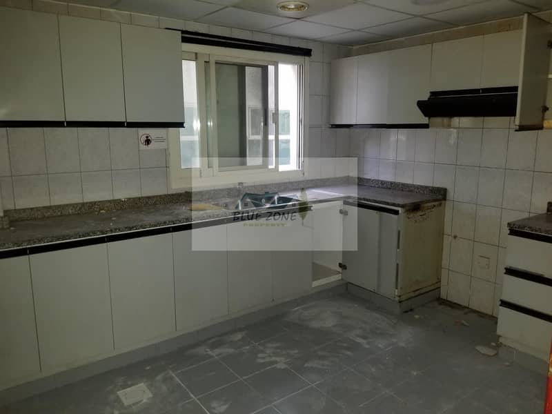 54 LAST 3BHK WITH STUDY ROOM IN FRONT OF AL NAHDA METRO BALCONY FOR FAMILIES 60K