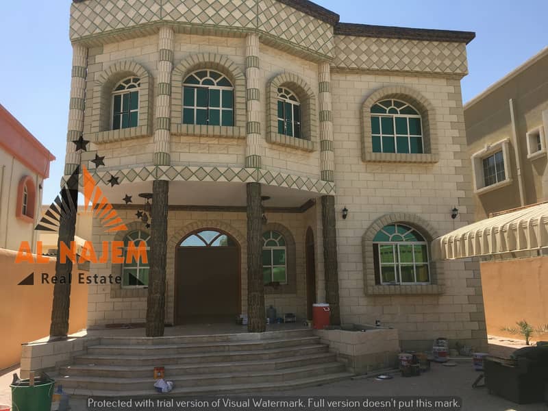 a villa For rent similar to a palace in Ajman rawda 3. . . . . . . . . //