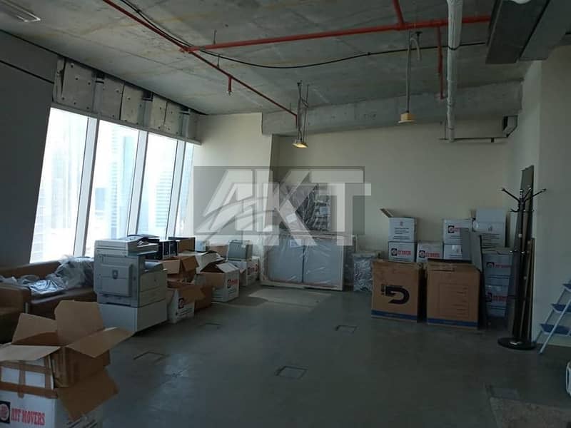 5 45 K / 4 cheques / With Kitchen & Bathroom / Semi Fitted / Al Manara Tower / Business Bay