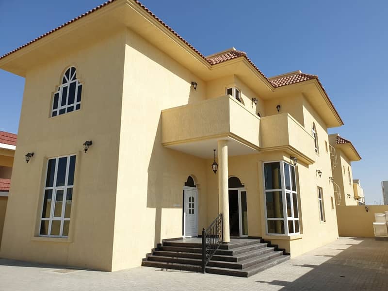 Ready to move corner 5BR brand new villa with all master bedrooms rent just 95k in 4 cheques