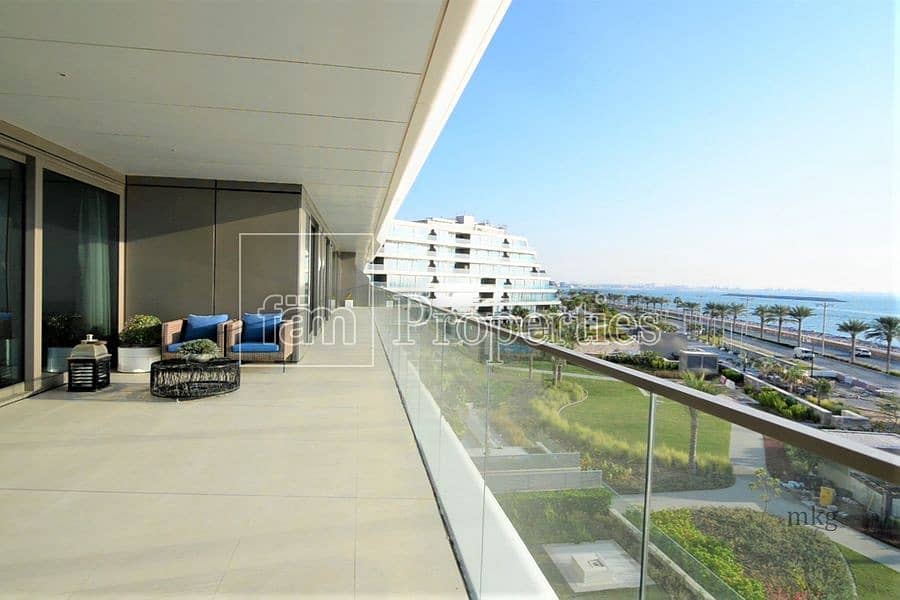Large 3BR| Full Sea View & Beach Access| Ready Now