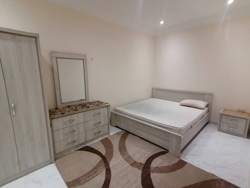 Furnished 1 Bedroom Apartment Hall with All Aminites Available For Monthly Rent 2800 In MBZ City