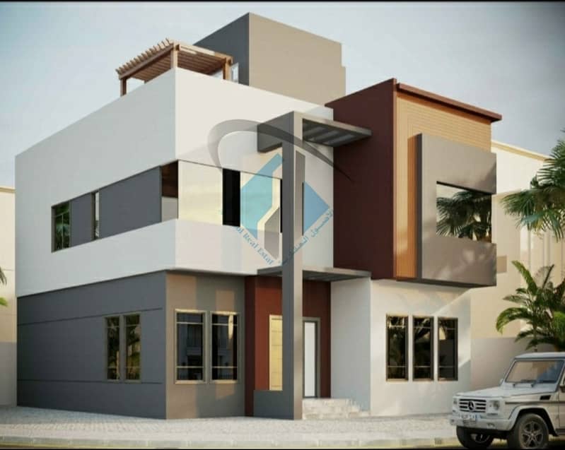New Villa excellent finishing on the main road Freehold For All Nationalities.