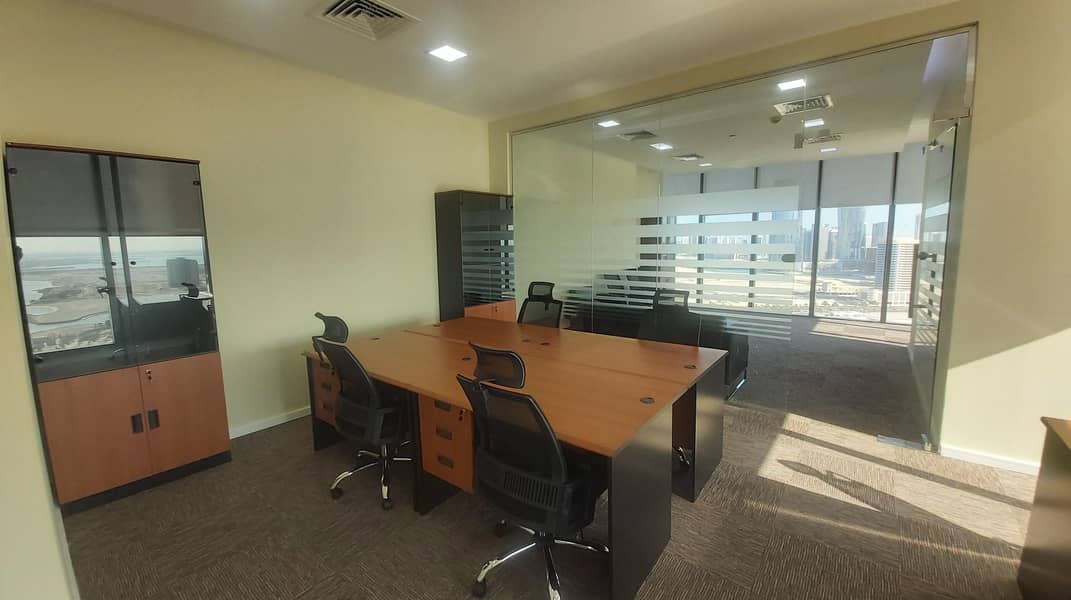 3 Fully furnished corner office ideal for downsizing