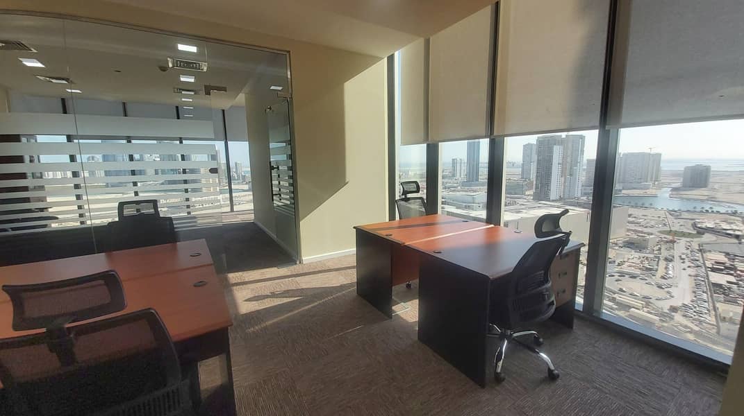 4 Fully furnished corner office ideal for downsizing
