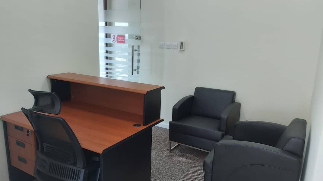 10 Fully furnished corner office ideal for downsizing