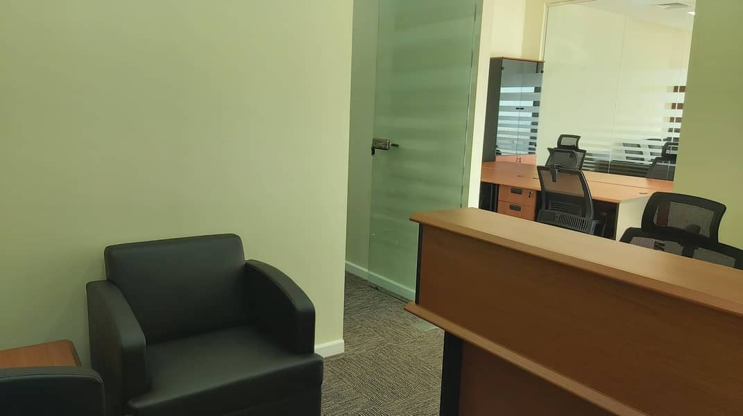 14 Fully furnished corner office ideal for downsizing