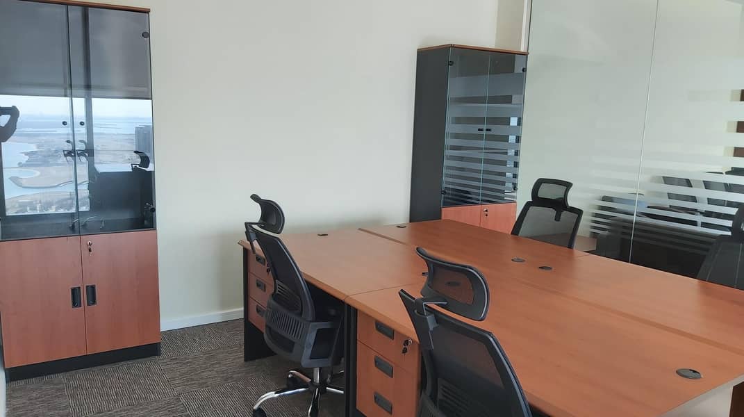 17 Fully furnished corner office ideal for downsizing