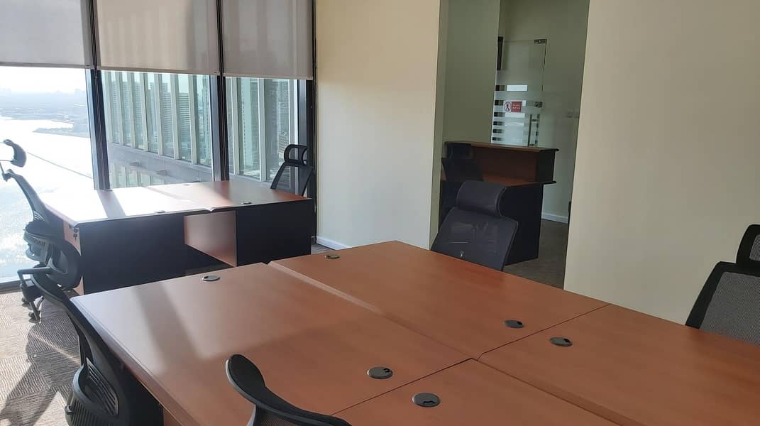 18 Fully furnished corner office ideal for downsizing