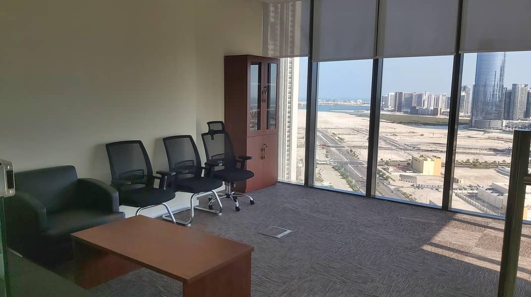 22 Fully furnished corner office ideal for downsizing