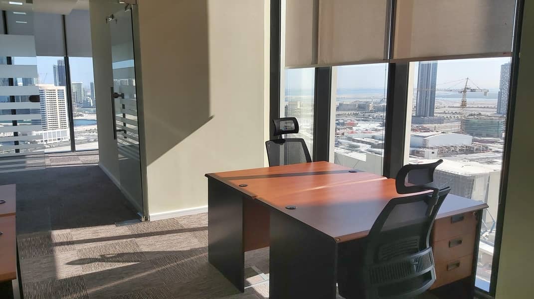 23 Fully furnished corner office ideal for downsizing