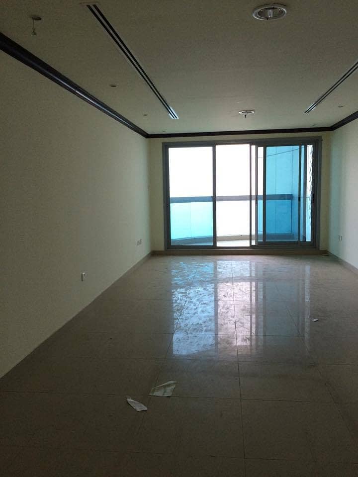 Best Deal! Corniche Tower, Full sea view 2Bedroom Hall w/ maod's room and numbered parking at reasonable rent.