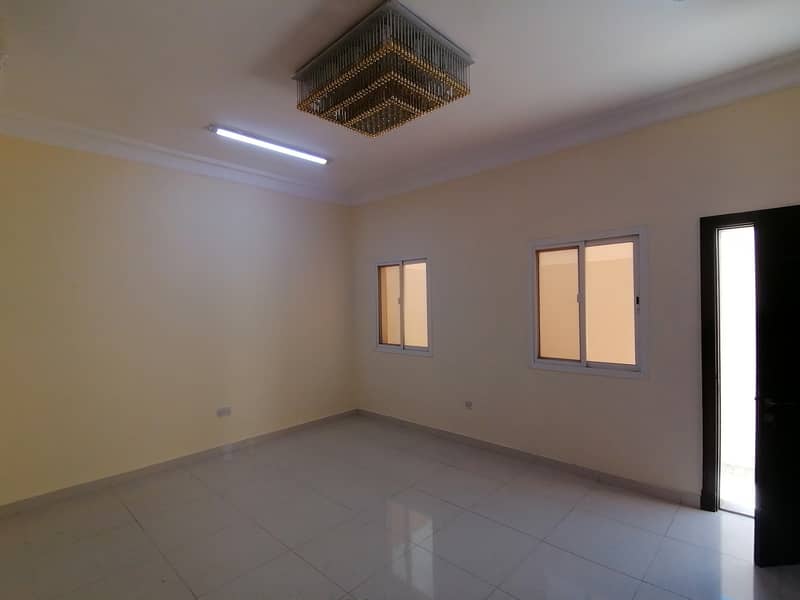 Proper 2 Bedrooms Apartment Hall with wordrobes & Backyard Receverd Shaded Parking and Private Entrance Available MBZ City Yearly Rent 60k