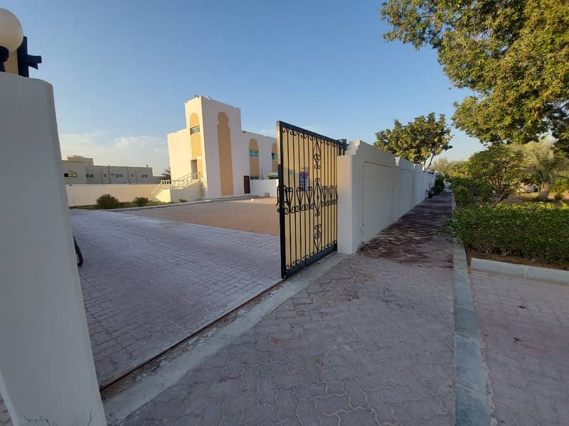 Mulhaq ! Luxury 3 Bedrooms Small Hall and Huge Front Private Yard with Terrace at Al Shamkha