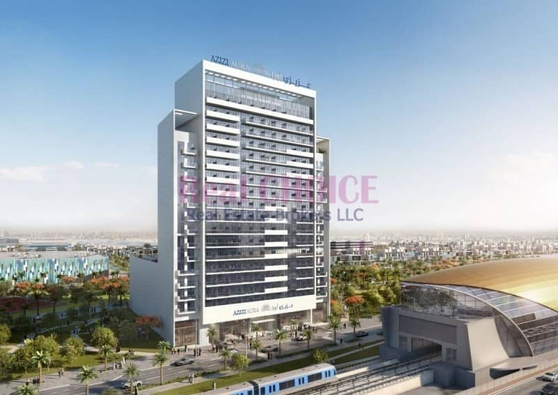 Fully Furnished | High Floor Unit | Azizi Aura