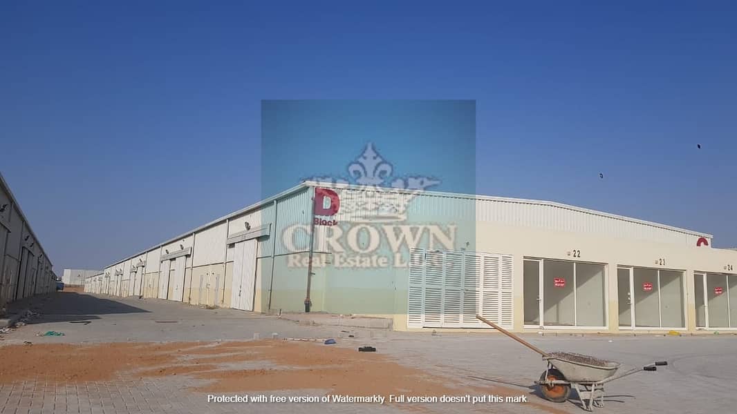 GOOD CHANCE FOR SMALL INVESTORS 2415 SQ FT WARE WITH TITLE DEED ELECTRICITY IN EMIRATES MODERN INDUSTRIAL UMM UL QUAIN