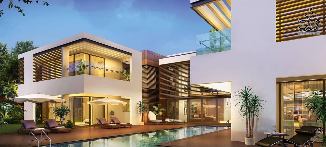 Villa for sale in Mohammed bin Rashid City / Sobha Hartland in the square / 10% down payment and installments Villa for sale in Mohammed bin Rashid City / Sobha Hartland in the square / 10% down payment and installments