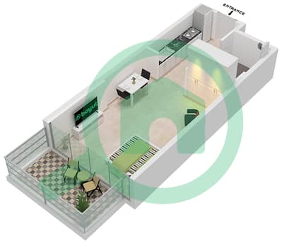 Artesia D - Studio Apartment Unit D08 FLOOR 4-14 Floor plan