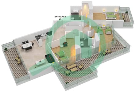 Artesia D - 3 Bedroom Apartment Unit D02 FLOOR 15 Floor plan