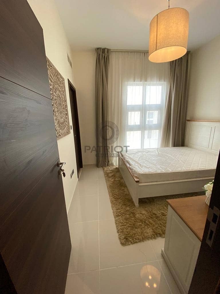 11 DSF Offer !Corner 3 Bed Rooms Plus Maid Fully Furnished