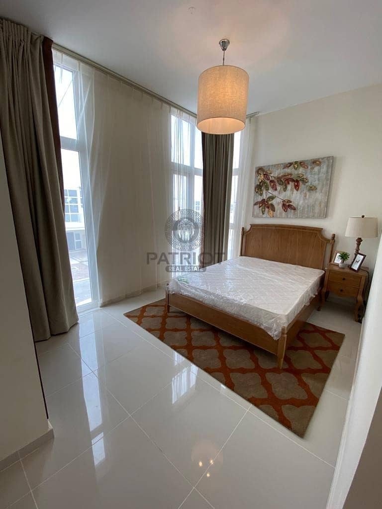 13 DSF Offer !Corner 3 Bed Rooms Plus Maid Fully Furnished