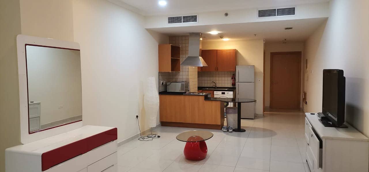 furnished and unfurnished large studio for rent in silicon spring building ready to move chiller free also with balcony